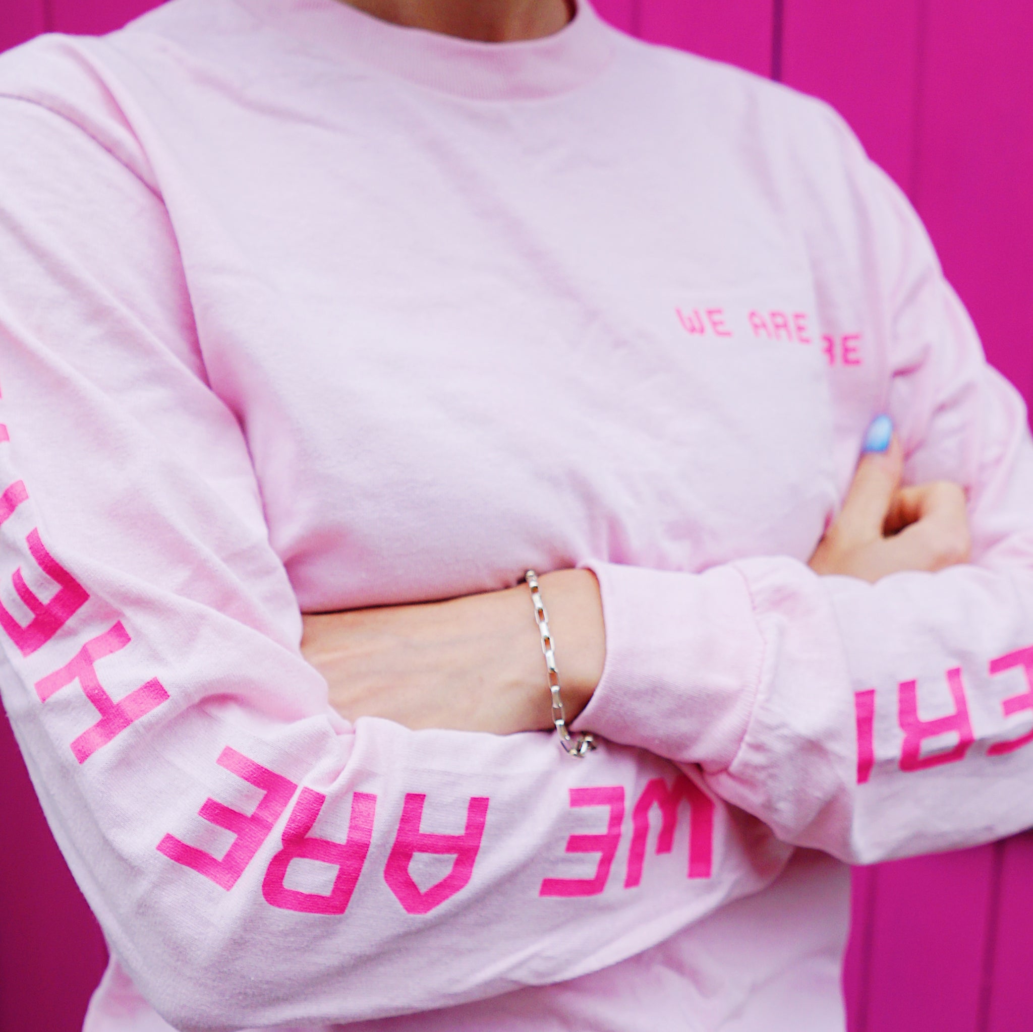 We Are Here - Neon Long Sleeve T-Shirt